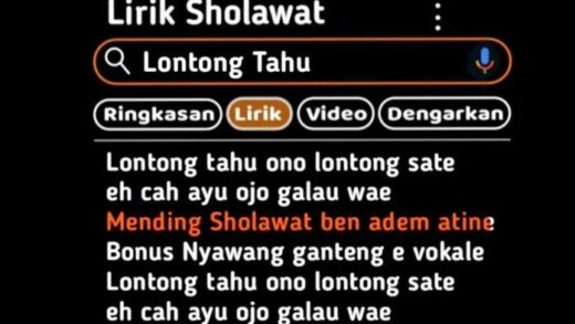 Sholawat Lontong Tahu Lontong Sate, Allahumma Sholli Wasasallim Ala Sayyidina Wa Maulana Muhammadin